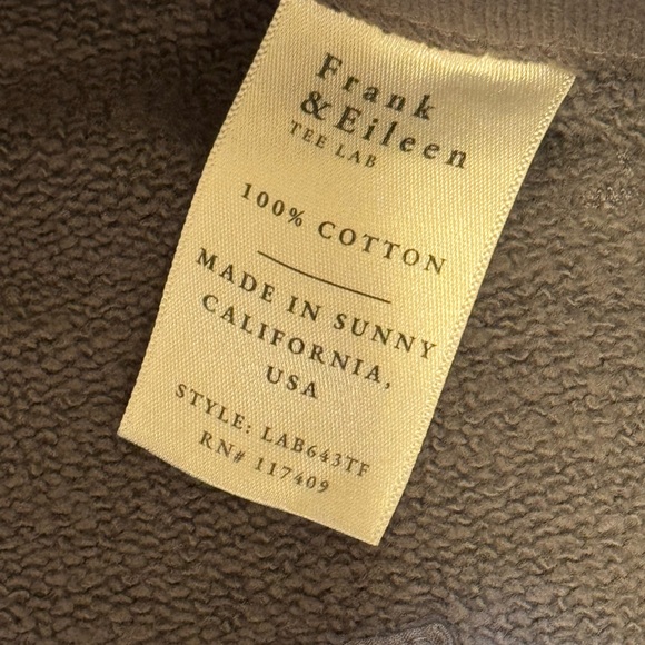 NEW Frank & Eileen Bella Drawstring Sweatpants in Elephant Grey - Picture 5 of 6